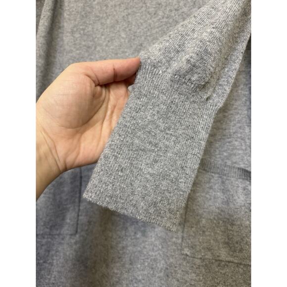Soft Surroundings Angora Blend Gray Tunic Mini Sweater Dress Size Small Cozy - Picture 6 of 6